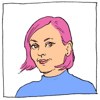 Erin La Cour (illustration by Ocatvia Roodt)